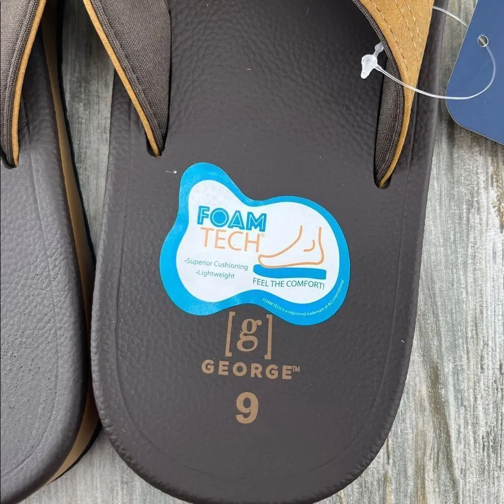 Men's Comfort Thong Sandals Flip Flops Shoes Size 9